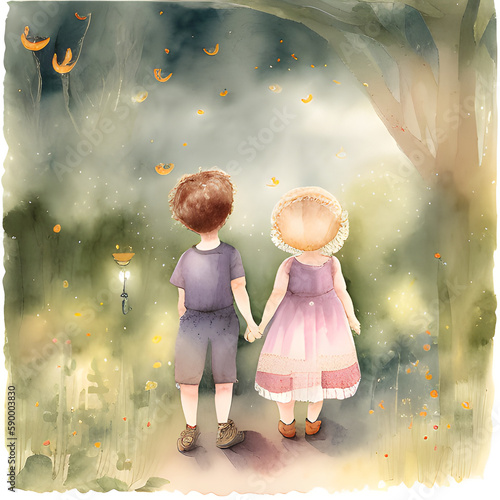 Children In Forest 2