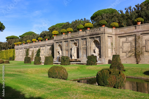 pontifical gardens of Castel Gandolfo in the province of Rome, Lazio