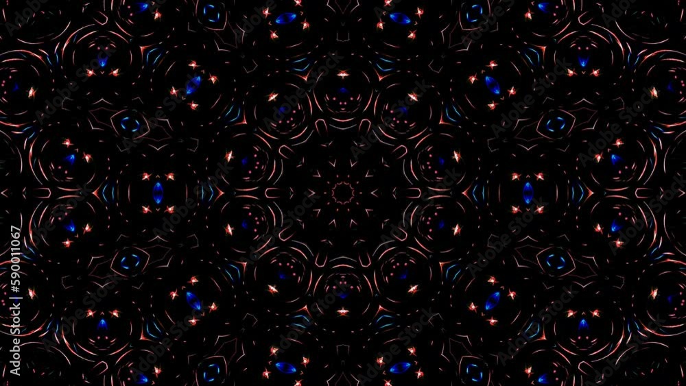 Abstract background moving stripes and flashing with shining light dots. Animation with circles Abstract background moving stripes and flashing with shining light dots. Animation with circles