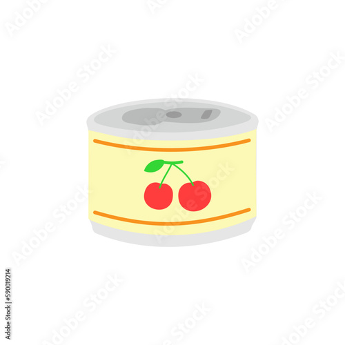 canned cherries