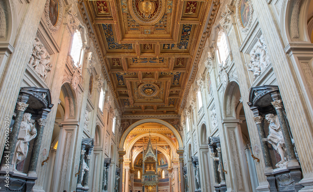 Basilica of San Giovanni in Laterano, also referred to as the Cathedral of Rome