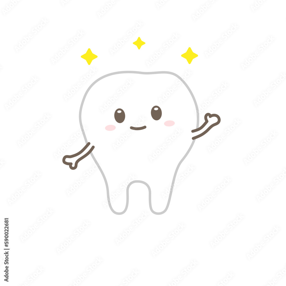 Fototapeta premium tooth man