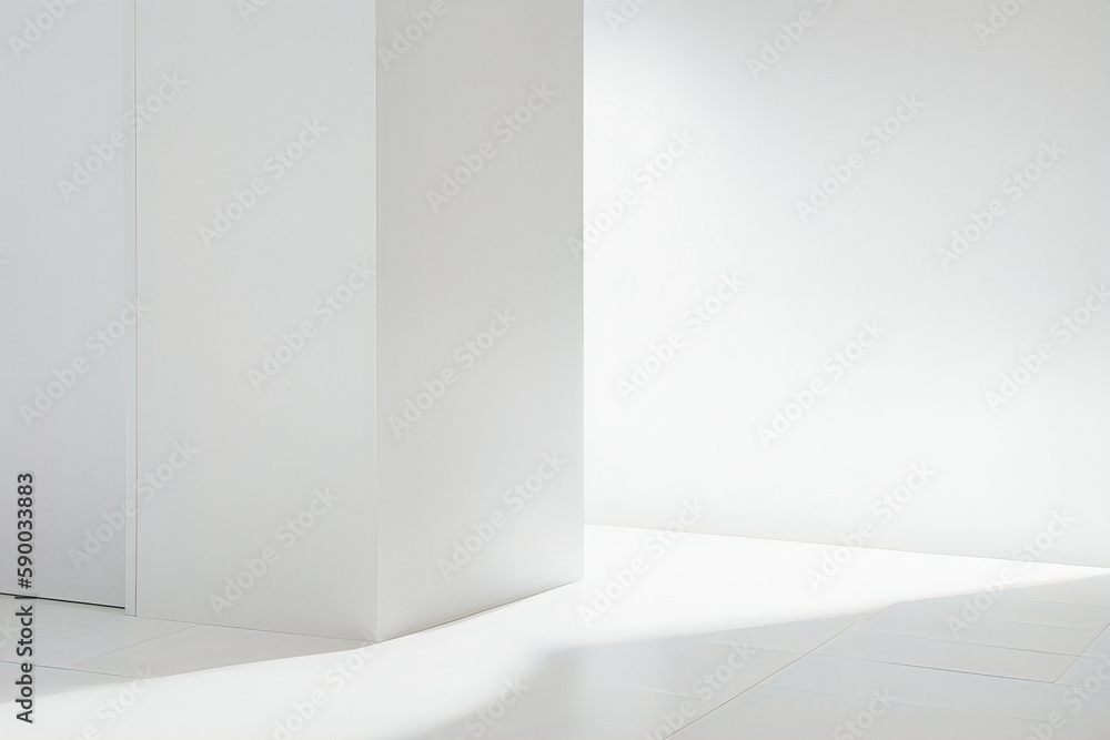 Abstract white studio background for product presentation. Abstract white studio background for product presentation.