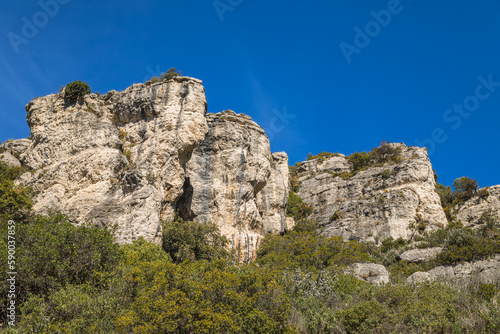 the Pilon du Roi valley, in the Etoile mountain north of Marseille