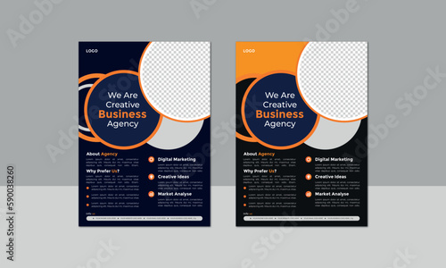 modern trend professional flyer design corporate vector file 