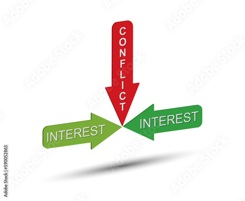 conflict of interest, the visualization element of psychology.