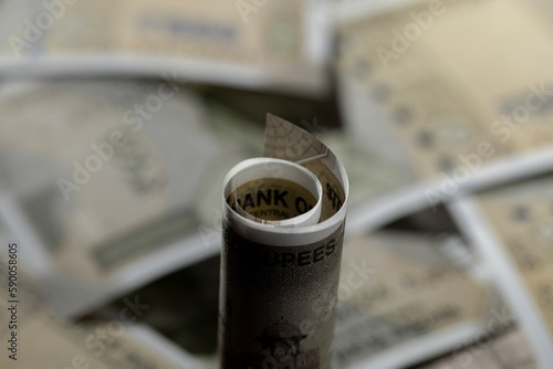 Canvas Print indian currency clouesup photos  indian rupees