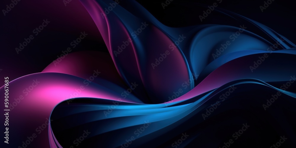 Futuristic colorful wave background, generative ai Futuristic colorful wave background, generative ai