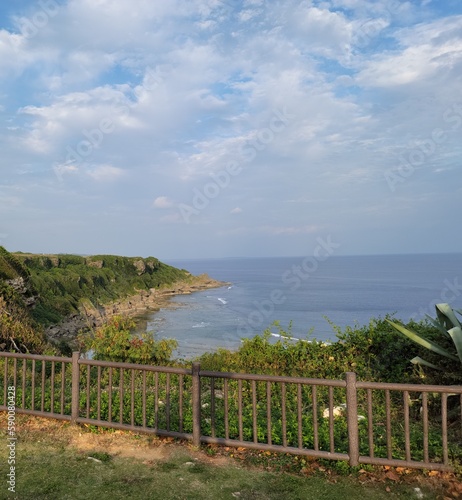 view from the beach