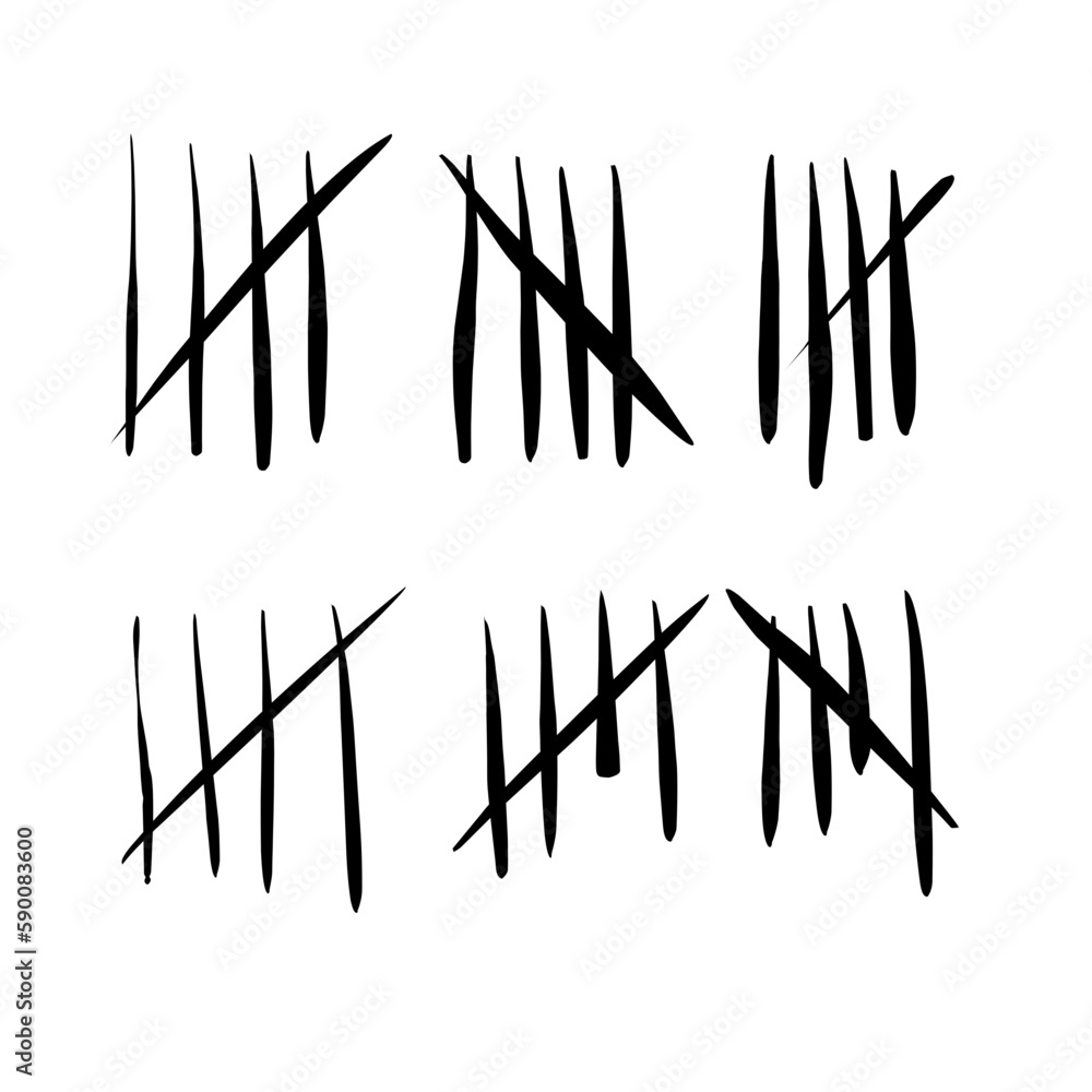 Tally Number Illustration Tally Number Illustration