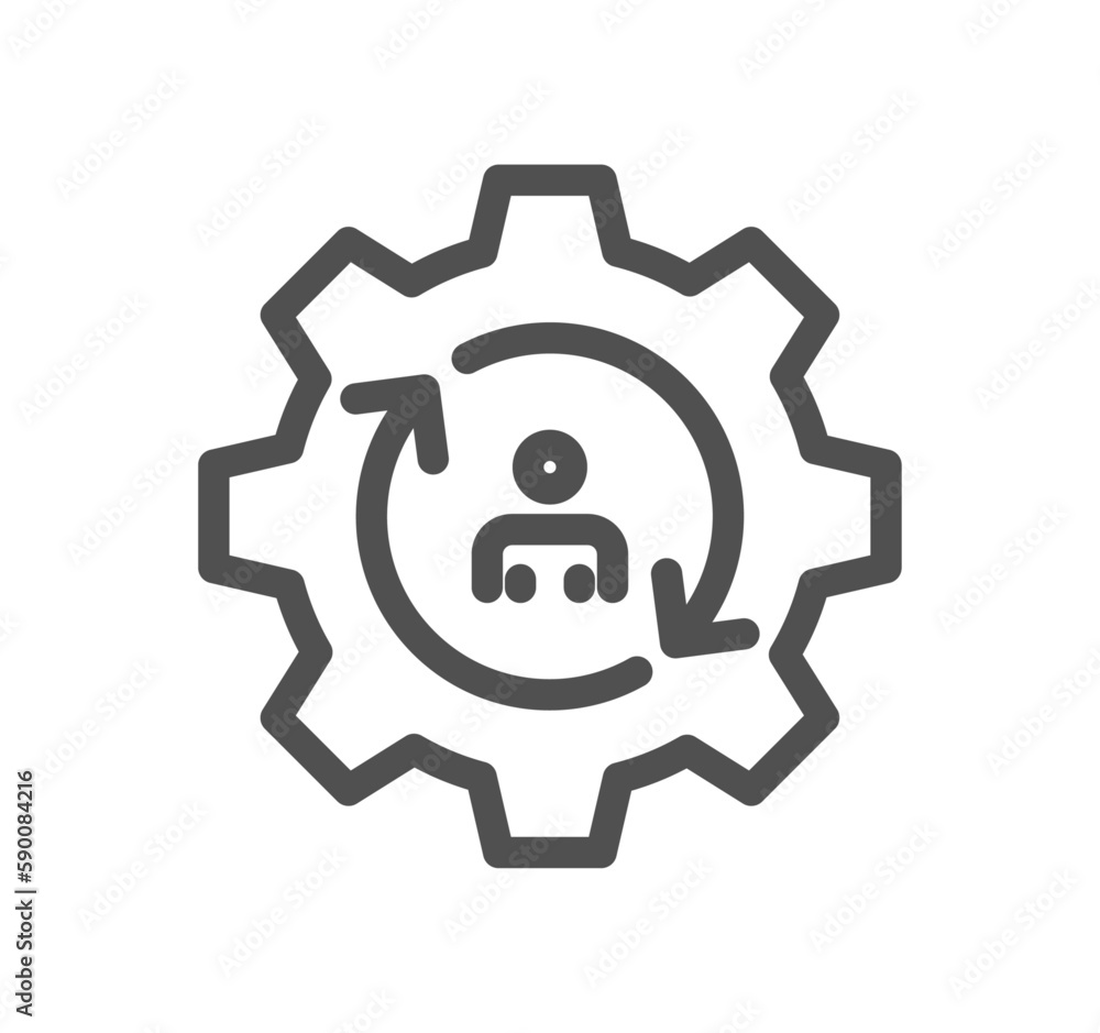 Business management related icon outline and linear vector. Business management related icon outline and linear vector.