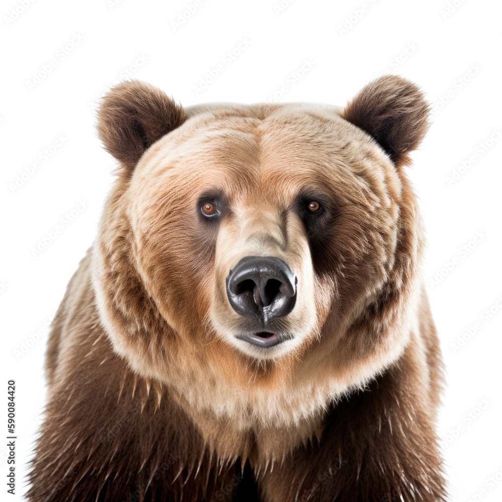 Obraz premium bear on a white background