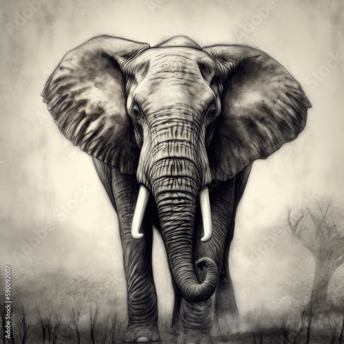 elephant  animal  trunk  wildlife  