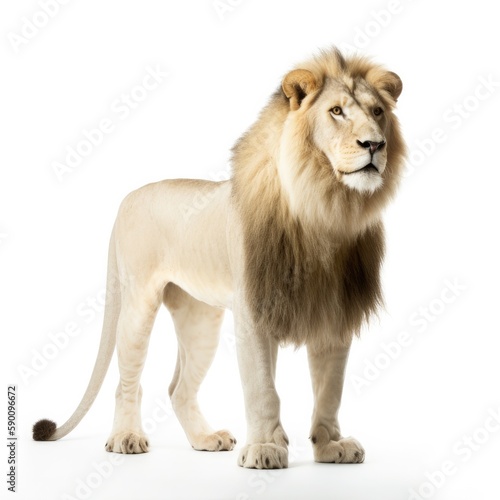 Fototapeta Naklejka Na Ścianę i Meble -  lion isolated on white