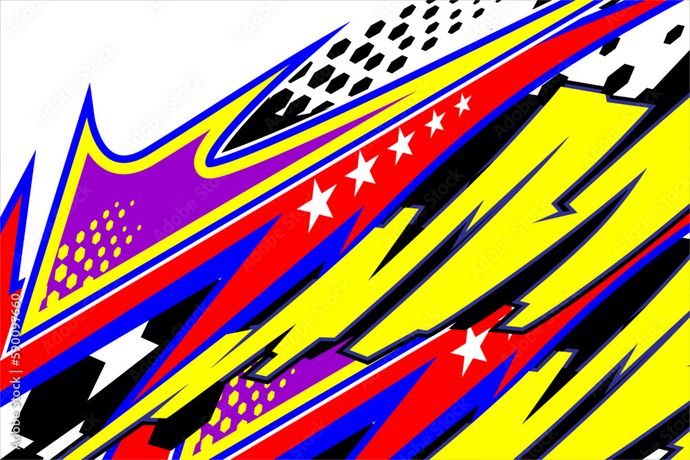Design vector racing background with unique lines and bright color combinations, perfect for your wrapping designs Design vector racing background with unique lines and bright color combinations, perfect for your wrapping designs