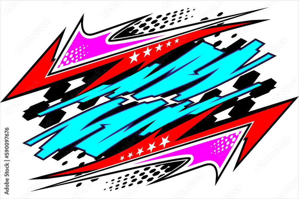 Design vector racing background with unique lines and bright color combinations, perfect for your wrapping designs Design vector racing background with unique lines and bright color combinations, perfect for your wrapping designs