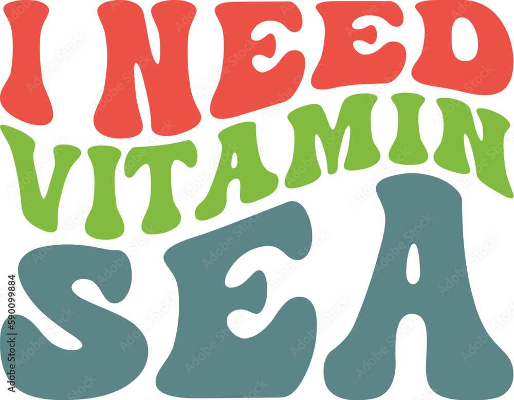 I Need Vitamin Sea Retro SVG, Summer Retro SVG, Vacation SVG, Beach SVG, Lake Life SVG I Need Vitamin Sea Retro SVG, Summer Retro SVG, Vacation SVG, Beach SVG, Lake Life SVG