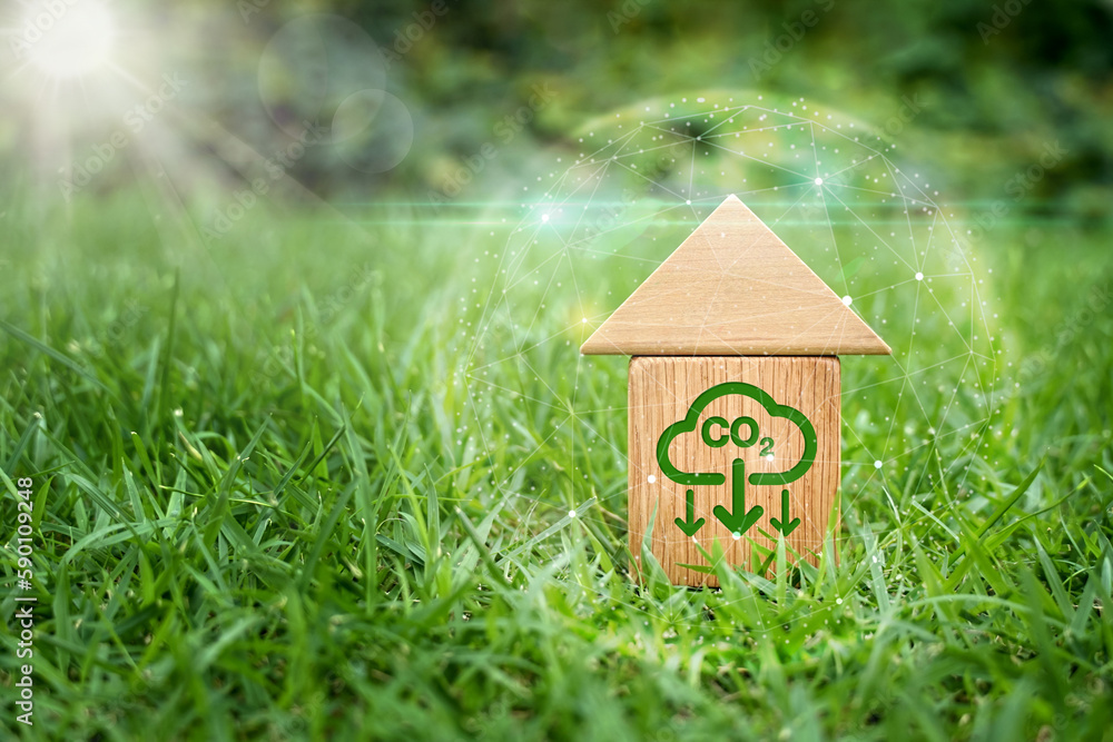 Decarbonization of Real Estate. Lower CO2 emissions and reduce carbon