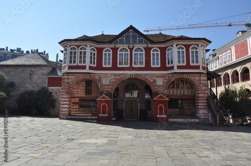 The Monastery of Vatopedi is a monastery built on Mount Athos
 photo