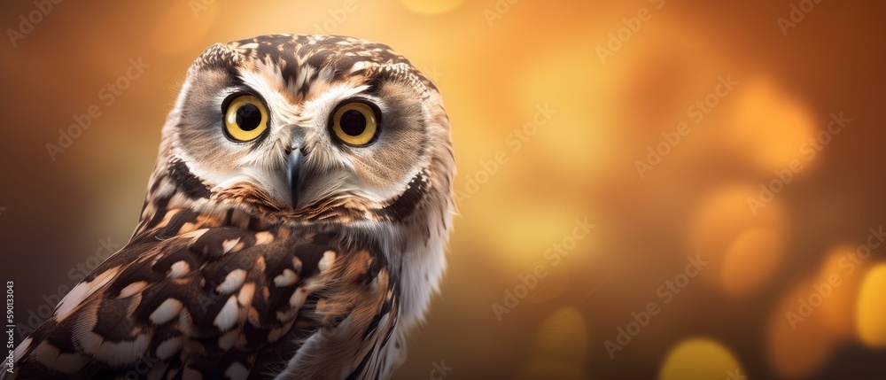An owl. Generative AI An owl. Generative AI