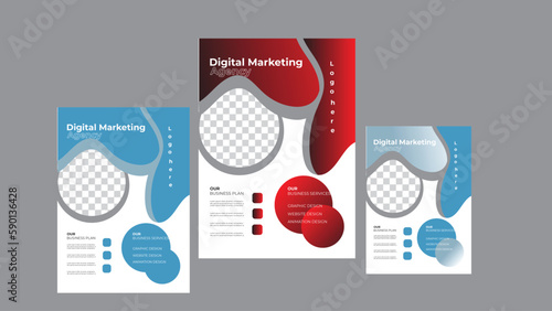 This is a clean eye-catchy business flayer Design suitable for all businesses. Clean and modern template designed to promote your business. Digital business marketing.