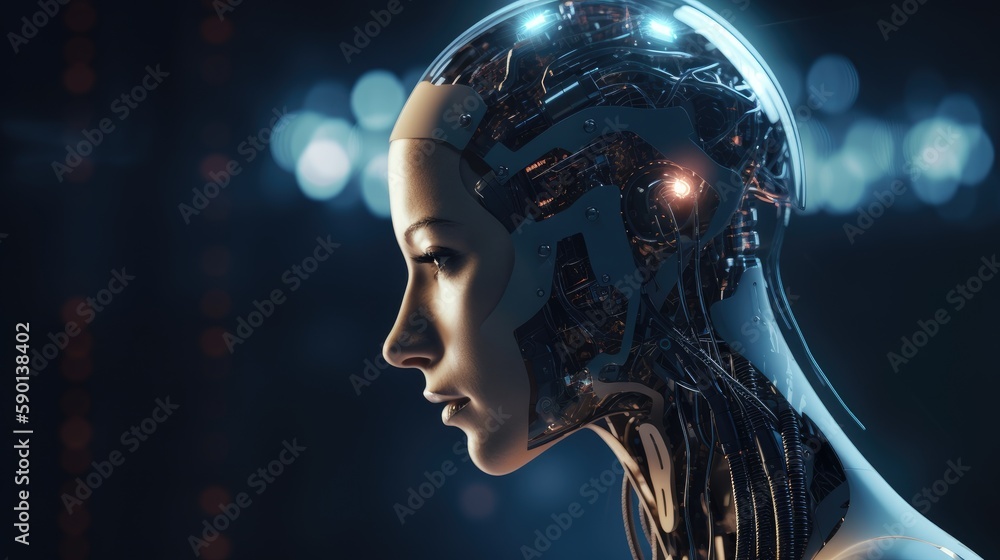 Approaching AGI: Future of Artificial Intelligence, created with generative AI Approaching AGI: Future of Artificial Intelligence, created with generative AI