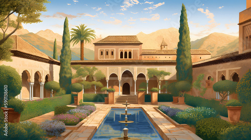 Enchanted by the Alhambra - Generative AI