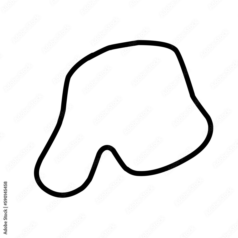 Modern Irreguler Line Blob Modern Irreguler Line Blob