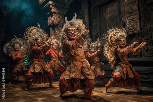 Dancing to the Rhythm of Bali: The Traditional Dancers of the Island, generative ai