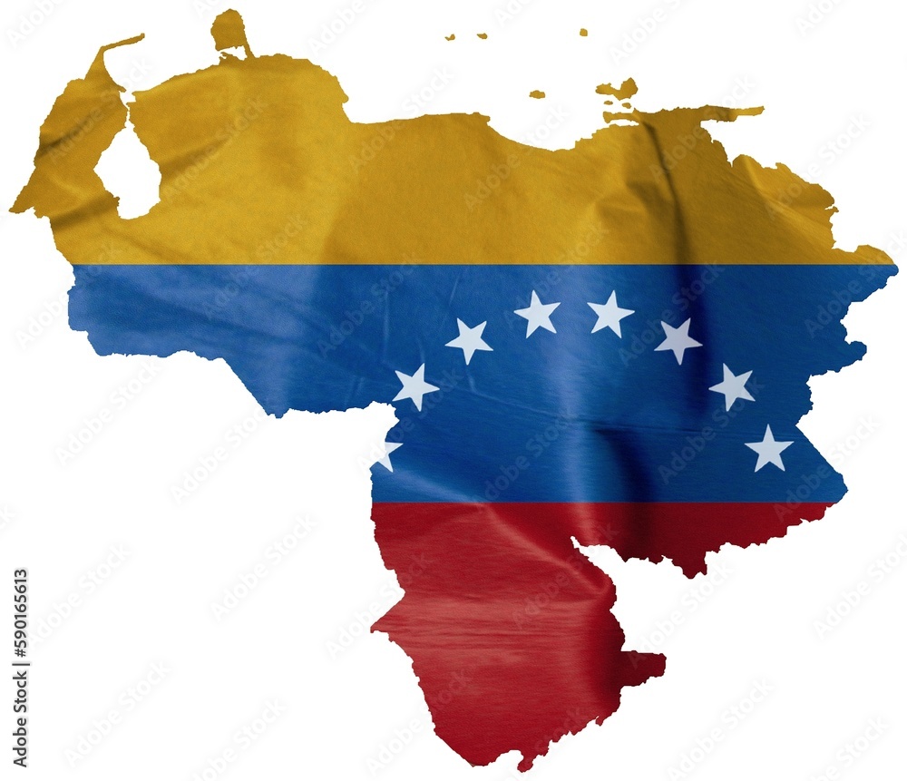 Drapeau/carte du Venezuela Stock Illustration Adobe Stock