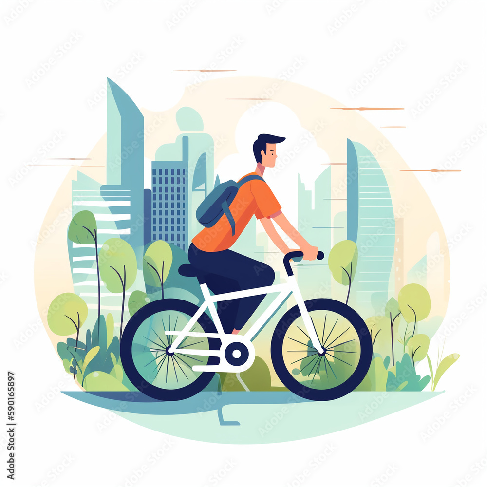 Illustration of a Person Cycling
Generative AI Illustration of a Person Cycling
Generative AI