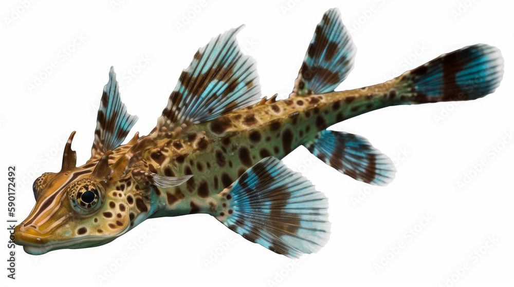 Fototapeta premium siamese fighting fish, generative ai