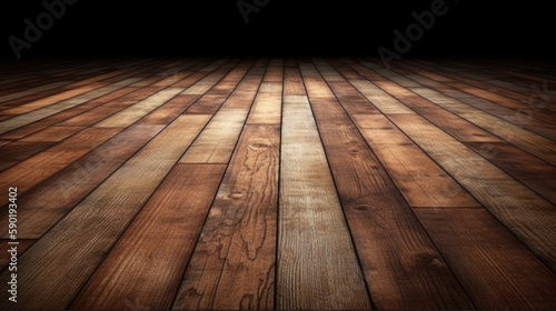 Wooden floor texture, generative ai