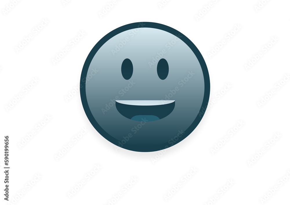 Fototapeta premium emoji smiley face colourful