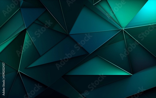 abstract background with 3d triangles