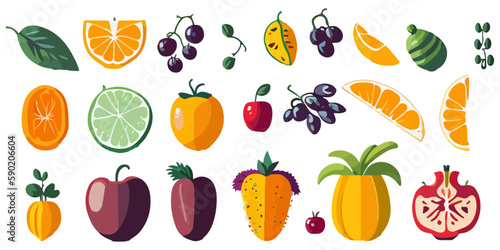 Delicious Fruit Vector Compilation