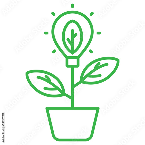 Eco energy. Renewable energy icon.