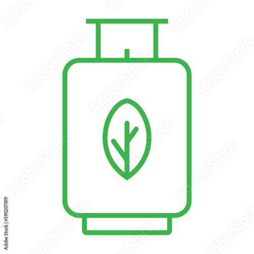 biogas. Renewable energy icon.