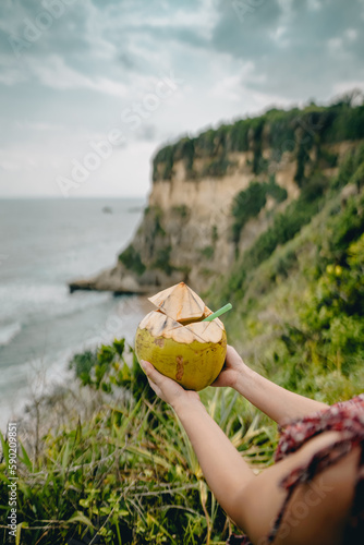 woman relaxing on the beach