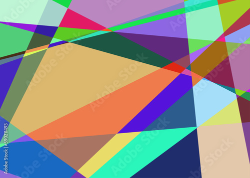 Geometric abstraction generative art background art illustration