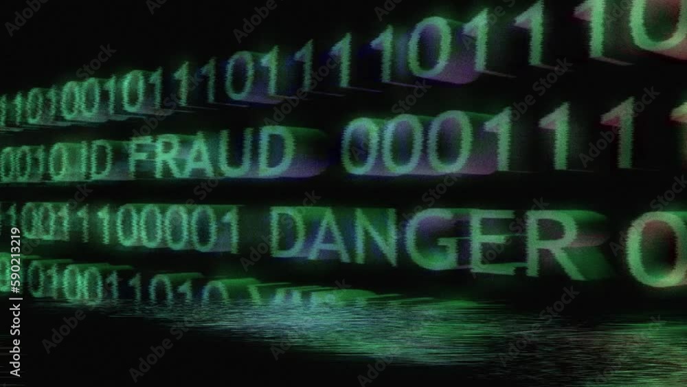 Fraud on the web concept glitch effect Fraud on the web concept glitch effect