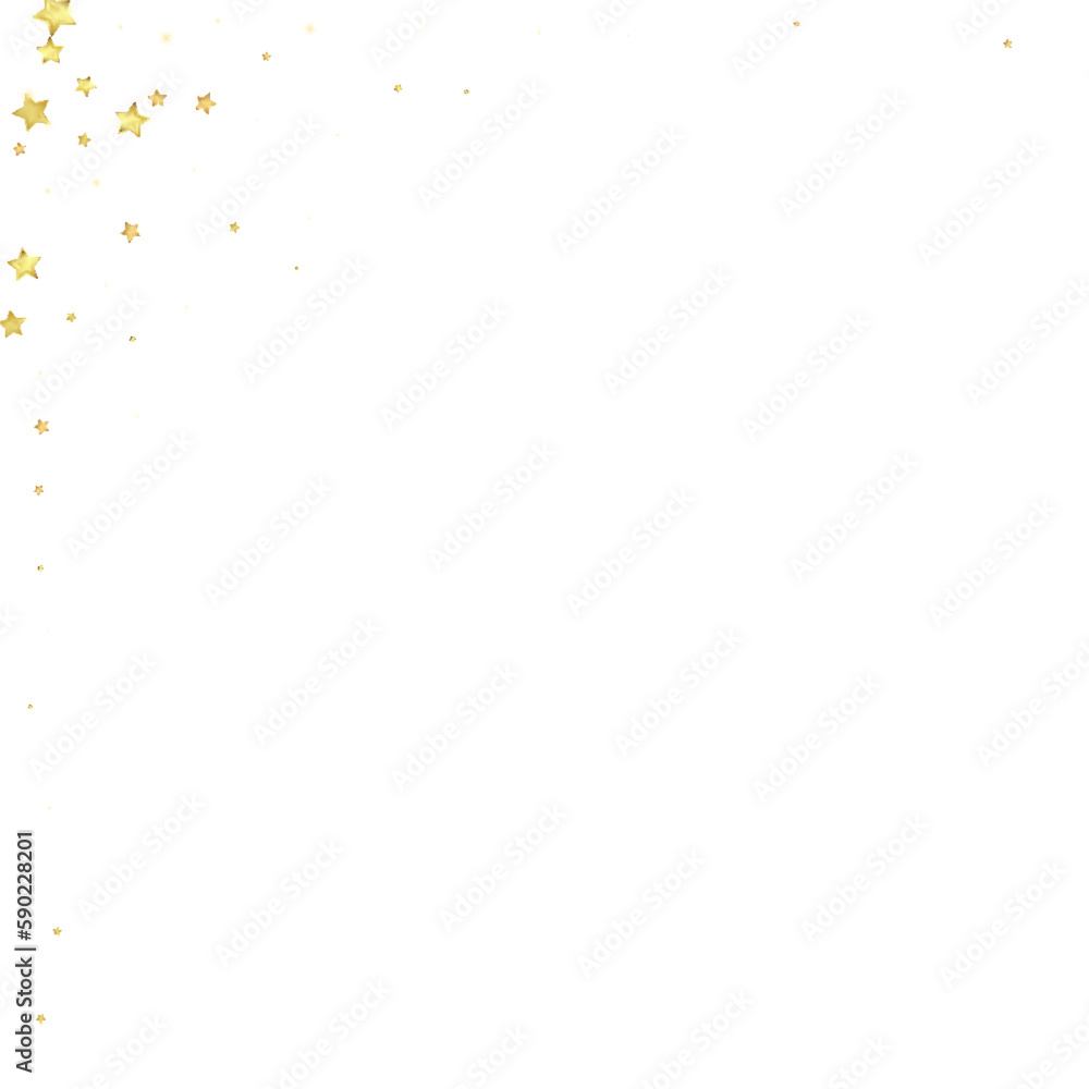 Magic stars vector overlay. Gold stars scattered Magic stars vector overlay. Gold stars scattered