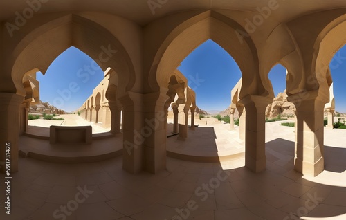 arches of an ancient mosque