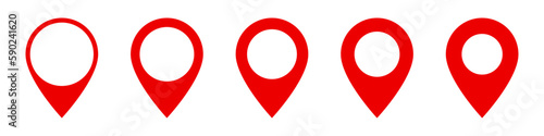  Location icon set