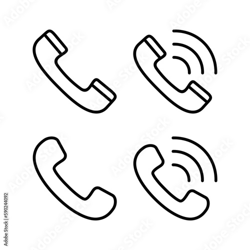 Call icon vector illustration. telephone sign and symbol. phone icon. contact us