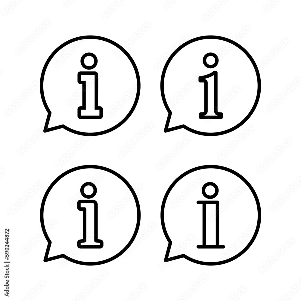 Information sign icon vector illustration. about us sign and symbol. question mark icon Information sign icon vector illustration. about us sign and symbol. question mark icon