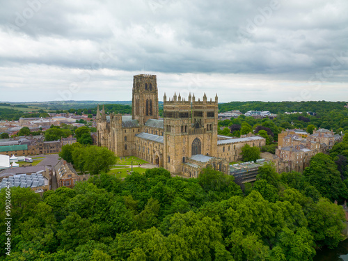 Durham Cathedral is a cathedral in the historic city center of Durham  England  UK. The Durham Castle and Cathedral is a UNESCO World Heritage Site since 1986. 