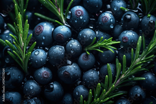 Midjourney generated image of a luscious Juniper berry photo