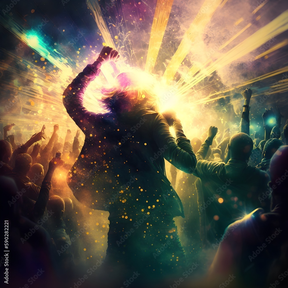 Mad Raver Picture DANCING AT AN ILLEGAL RAVE young psychedelic raver dancing at an ...