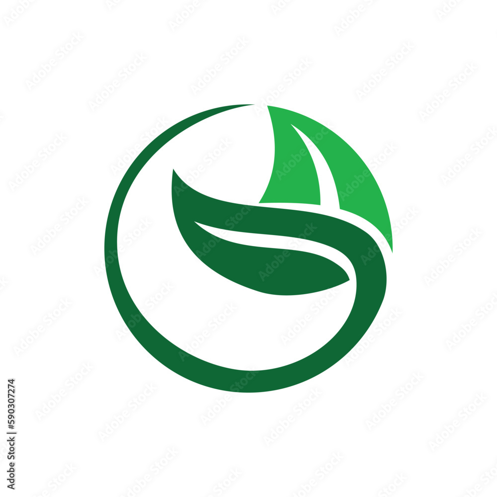 vegan logo template. Icon Illustration Brand Identity. Isolated and flat illustration. Vector graphic